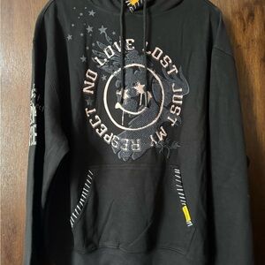 Civilized Black Graphic Men's Hoodie